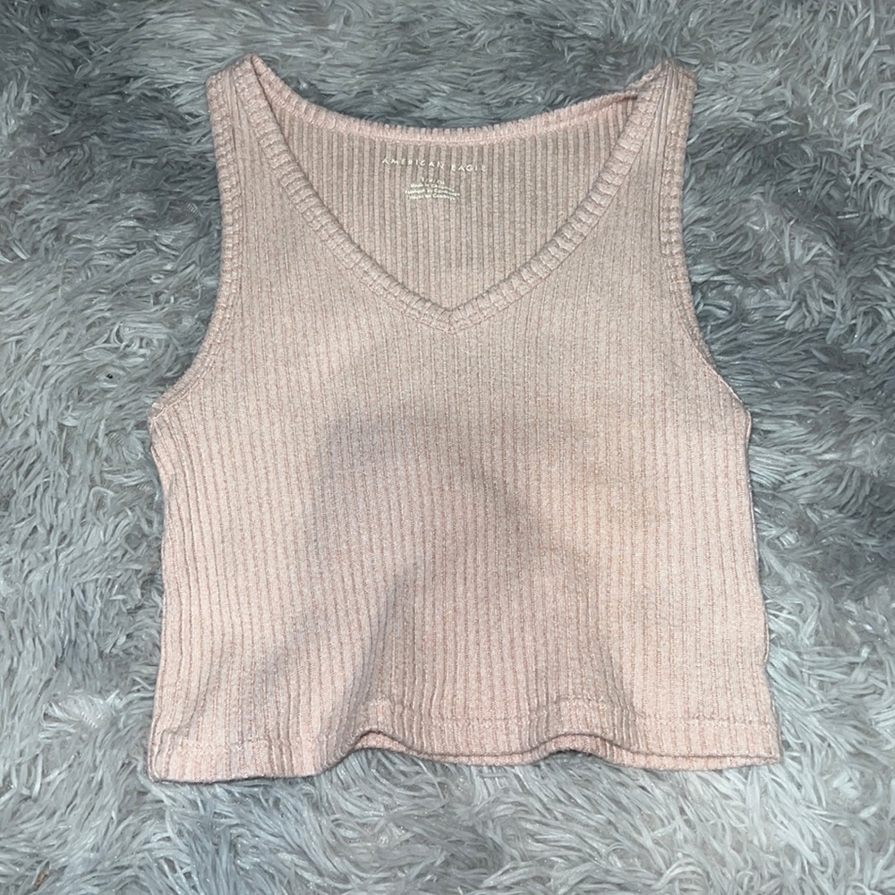 American eagle pink tank